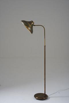  B hlmarks AB Bohlmarks Swedish Modern Floor Lamp in Brass by B hlmarks 1940s - 3102378