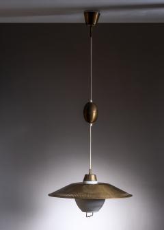  B hlmarks Bohlmarks height adjustable brass and glass pendant lamp - 1924468
