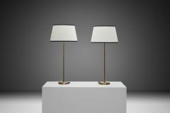  B hlmarks Pair of Model 15436 Table Lamps by Harald Notini for B hlmarks Sweden 1950s - 4244389