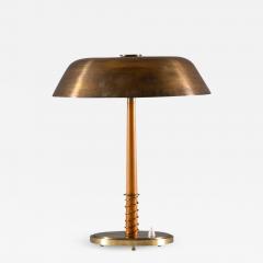  B hlmarks Swedish Midcentury Table Lamp in Brass by Harald Notini for B hlmarks - 1620944