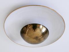  B nte Remmler Rare Mid Century Modern Flush Mount or Sconce by B nte Remmler Germany 1950s - 3603134