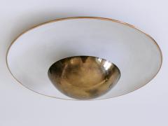  B nte Remmler Rare Mid Century Modern Flush Mount or Sconce by B nte Remmler Germany 1950s - 3603136