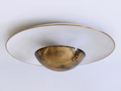  B nte Remmler Rare Mid Century Modern Flush Mount or Sconce by B nte Remmler Germany 1950s - 3603140