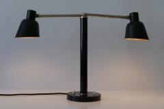  B nte Remmler Rare Two Armed Bauhaus Table Lamp by Christian Dell for B nte Remmler 1930s - 1947982