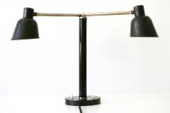  B nte Remmler Rare Two Armed Bauhaus Table Lamp by Christian Dell for B nte Remmler 1930s - 1947983