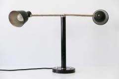 B nte Remmler Rare Two Armed Bauhaus Table Lamp by Christian Dell for B nte Remmler 1930s - 1947988