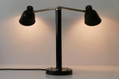  B nte Remmler Rare Two Armed Bauhaus Table Lamp by Christian Dell for B nte Remmler 1930s - 1947990