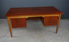  B rge Mogensen Borge Mogensen 1950s B rge Mogensen Teak Oak Desk S borg M belfabrik Denmark - 2399775