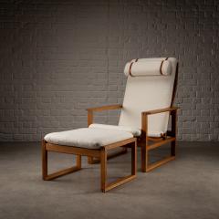  B rge Mogensen Borge Mogensen B rge Mogensen BM2254 Armchair and BM2248 Footstool Denmark 1950s - 3818438