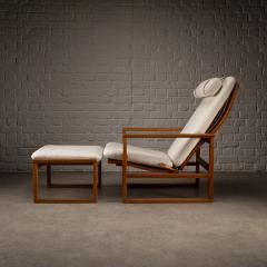  B rge Mogensen Borge Mogensen B rge Mogensen BM2254 Armchair and BM2248 Footstool Denmark 1950s - 3818440