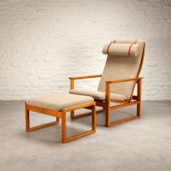  B rge Mogensen Borge Mogensen B rge Mogensen BM2254 Armchair and BM2248 Footstool Denmark 1960s - 2760746