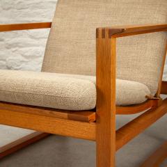  B rge Mogensen Borge Mogensen B rge Mogensen BM2254 Armchair and BM2248 Footstool Denmark 1960s - 2760755