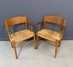  B rge Mogensen Borge Mogensen B rge Mogensen Dining Chairs by S borg M belfabrik in Denmark Midcentury - 1958464