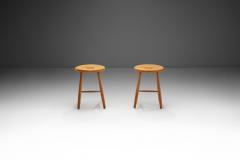  B rge Mogensen Borge Mogensen B rge Mogensen J27 Beech Stools for FDB M bler Denmark 1950s - 3160422