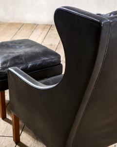  B rge Mogensen Borge Mogensen B rge Mogensen Model 2204 Lounge Chair Leather Wood 1963 - 4647878