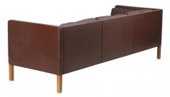  B rge Mogensen Borge Mogensen B rge Mogensen Model 2212 3 seat leather sofa - 3466300