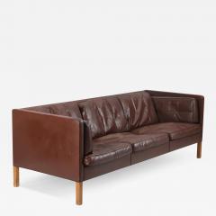  B rge Mogensen Borge Mogensen B rge Mogensen Model 2212 3 seat leather sofa - 3468724