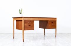  B rge Mogensen Borge Mogensen B rge Mogensen Teak Oak Executive Desk for S borg M bler - 3142428