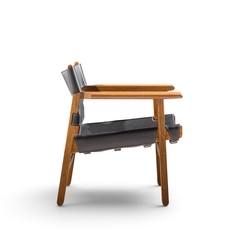  B rge Mogensen Borge Mogensen B rge Mogensen for Fredericia Mid Century Oak and Leather Spanish Chairs Pair - 4719701