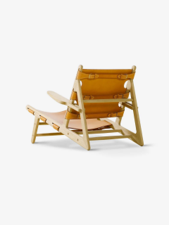  B rge Mogensen Borge Mogensen BORGE MOGENSEN HUNTING CHAIR IN NATURAL LEATHER AND OAK - 3595008