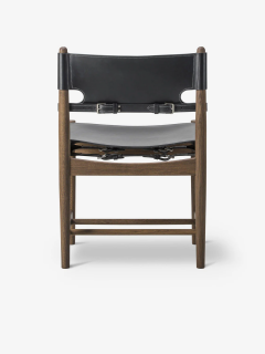  B rge Mogensen Borge Mogensen BORGE MOGENSEN SPANISH DINING CHAIR IN SMOKED OAK - 3595219
