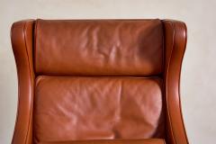  B rge Mogensen Borge Mogensen Borge Mogensen Leather Wingback Armchair - 4607184