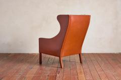  B rge Mogensen Borge Mogensen Borge Mogensen Leather Wingback Armchair - 4607217