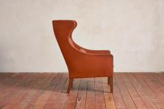  B rge Mogensen Borge Mogensen Borge Mogensen Leather Wingback Armchair - 4607219