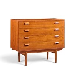  B rge Mogensen Borge Mogensen Borge Mogensen Mid Century Danish Modern Teak and Oak Chest of Drawers Pair - 4742486