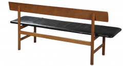  B rge Mogensen Borge Mogensen Borge Mogensen Model 3171 Teak Leather Bench - 2780144
