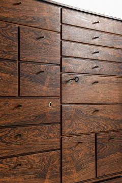  B rge Mogensen Borge Mogensen Cabinet in Brass and Rosewood by B rge Mogensen 1960s - 4506828