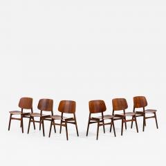  B rge Mogensen Borge Mogensen Dining Chairs Model 122 Shell Chair Produced by S borg M bler - 1987686