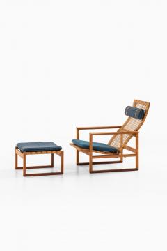  B rge Mogensen Borge Mogensen Easy Chair Model BM 2254 Sl destolen with Stool - 1969245