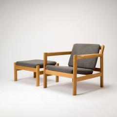  B rge Mogensen Borge Mogensen Model 227 Armchair 228 Footstool by B rge Mogensen Denmark 1960s - 2273500