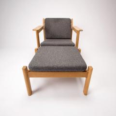  B rge Mogensen Borge Mogensen Model 227 Armchair 228 Footstool by B rge Mogensen Denmark 1960s - 2273502