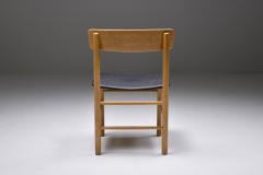  B rge Mogensen Borge Mogensen Scandinavian design B rge Mogensen Modern Dining Chairs in Oak 1960s - 2389605