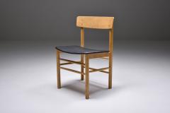 B rge Mogensen Borge Mogensen Scandinavian design B rge Mogensen Modern Dining Chairs in Oak 1960s - 2389607