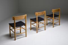  B rge Mogensen Borge Mogensen Scandinavian design B rge Mogensen Modern Dining Chairs in Oak 1960s - 2389610