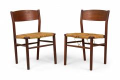  B rge Mogensen Borge Mogensen Set of 11 Borge Mogensen Danish Teak and Woven Seagrass Dining Chairs - 2787545