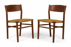  B rge Mogensen Borge Mogensen Set of 11 Borge Mogensen Danish Teak and Woven Seagrass Dining Chairs - 2787546