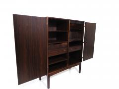  B rge Mogensen Borge Mogensen c 1956 Rare Handcrafted Brazilian Rosewood Bar Cabinet by Borge Mogensen - 3986263