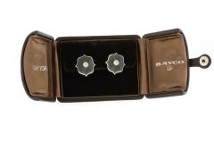  BAYCO BAYCO CERAMIC MINI LOTUS DIAMOND EARRINGS - 3348327