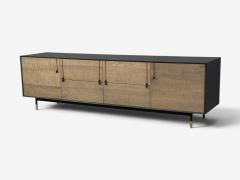  BDDW BDDW Modern Sideboard Ebonized Wood Tiger Maple Bronze USA 2015 - 4714832