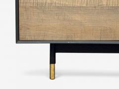 BDDW BDDW Modern Sideboard Ebonized Wood Tiger Maple Bronze USA 2015 - 4714833
