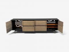  BDDW BDDW Modern Sideboard Ebonized Wood Tiger Maple Bronze USA 2015 - 4714837