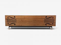  BDDW BDDW Modern Sideboard Ebonized Wood Tiger Maple Bronze USA 2015 - 4714838