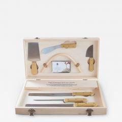  BERTI BOXWOOD CANVAS CHEESE SET - 3135014