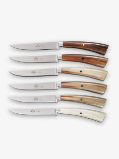  BERTI PLENUM STEAK KNIFE SET IN OX HORN - 3571946