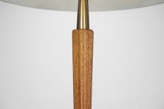  BOR NS BOR S Brass and Wood Model B8453 Table Lamp by Bor ns Bor s Sweden 1950s - 3223066