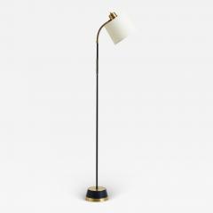  BOR NS BOR S Mid Century Brass and Black Reading Floor Lamp - 2078834